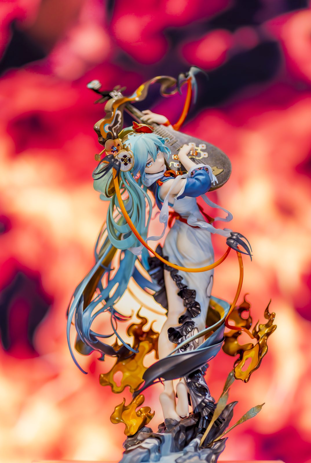 Figure with fire effects alternate